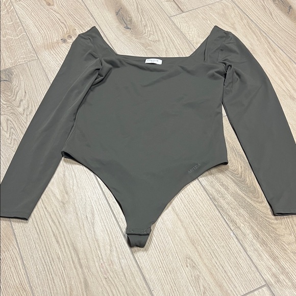 Aritzia Tops - Aritzia Slate Gray Women's Bodysuit